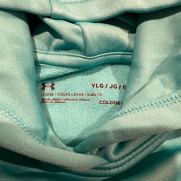 Girls Under Armour Hoodie & Leggings Outfit Size Youth Medium & Large - Picture 6 of 6